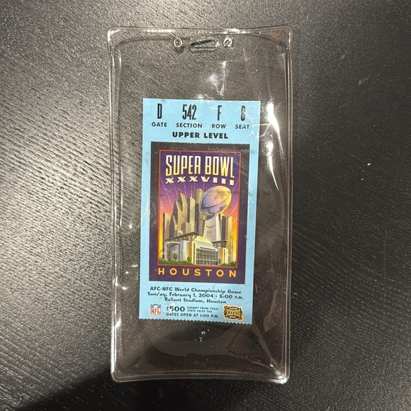 Super Bowl XXXVIII Houston Ticket - Picture 4 of 5